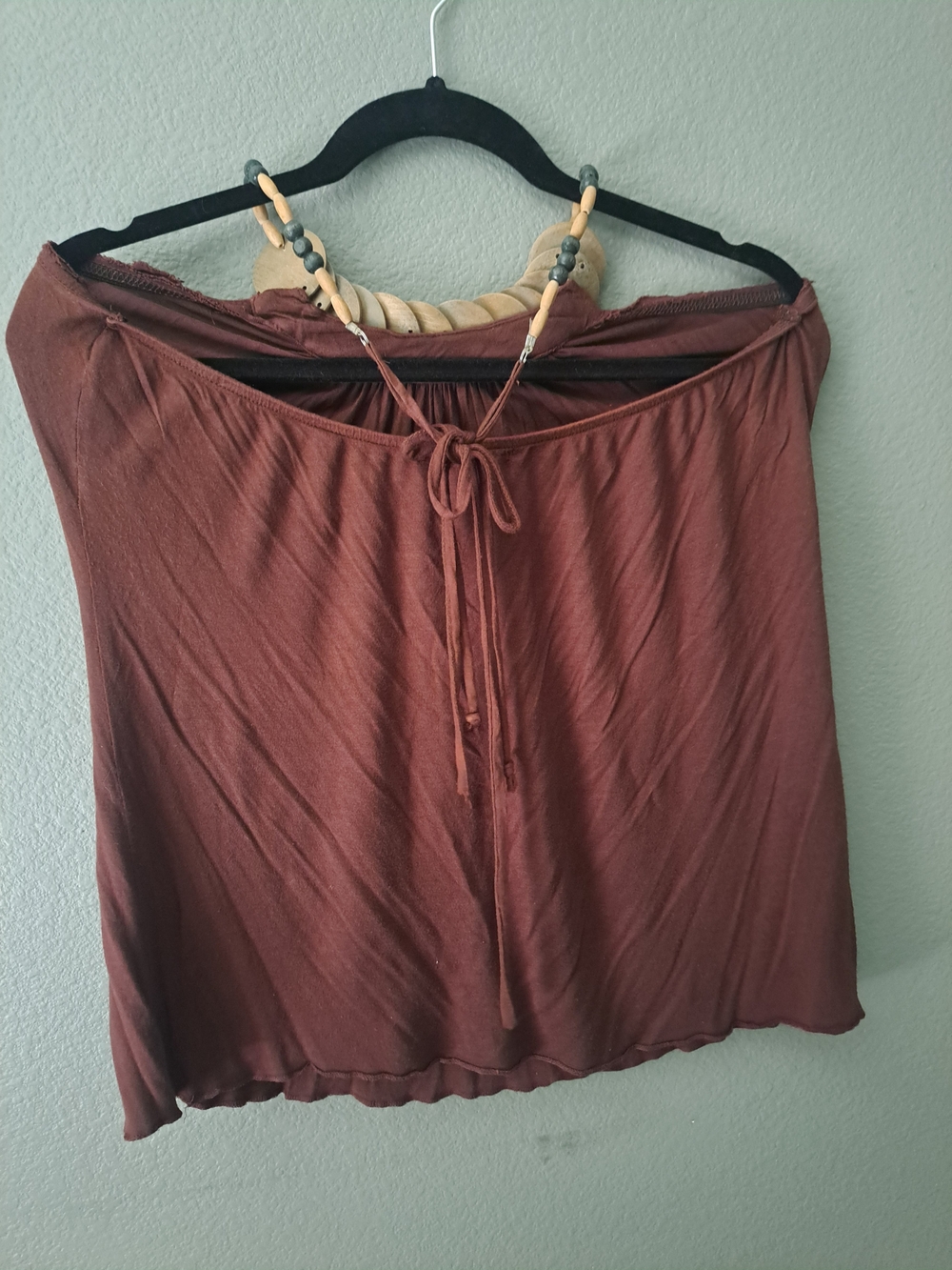 Brown Halter Top - Picture 3 of 4